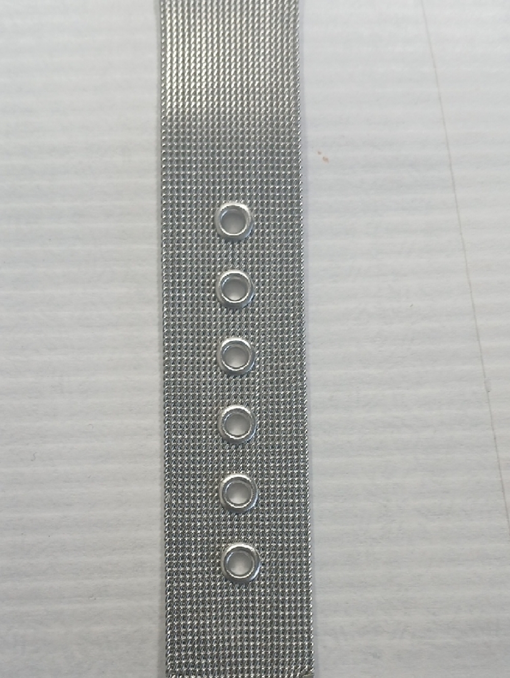 Iridescent Dial Silver Mesh Strap Watch - Picture 5 of 7